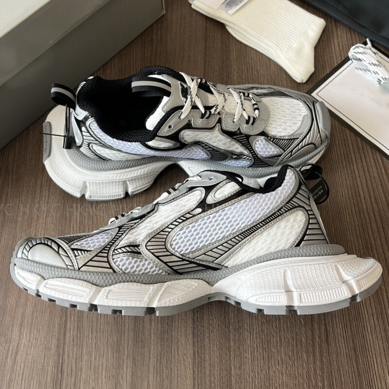 Paris Runner Chunky Phantom Retro Daddy Platform Triple S Mesh Comfortable Nylon Trainers Sneaker Casual Travel Shoes