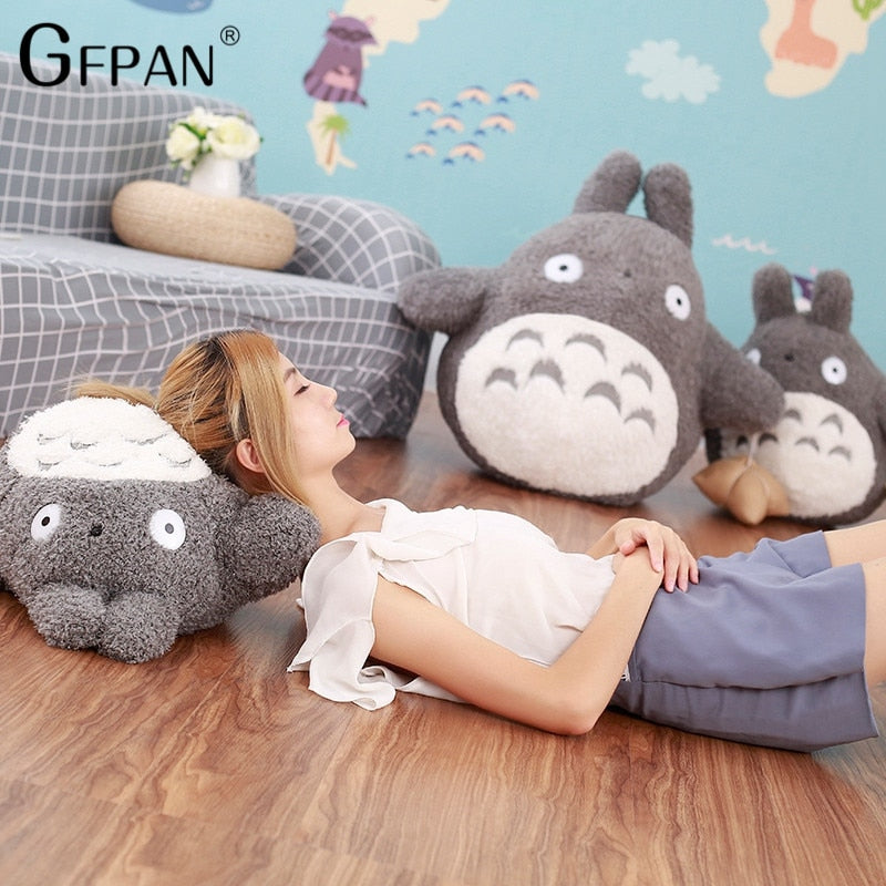 20-60cm Big Size Funny Totoro Plush Toys Famous Cartoon Totoro Soft Plush Stuffed Animal Cushion Doll Creative Gift For Children