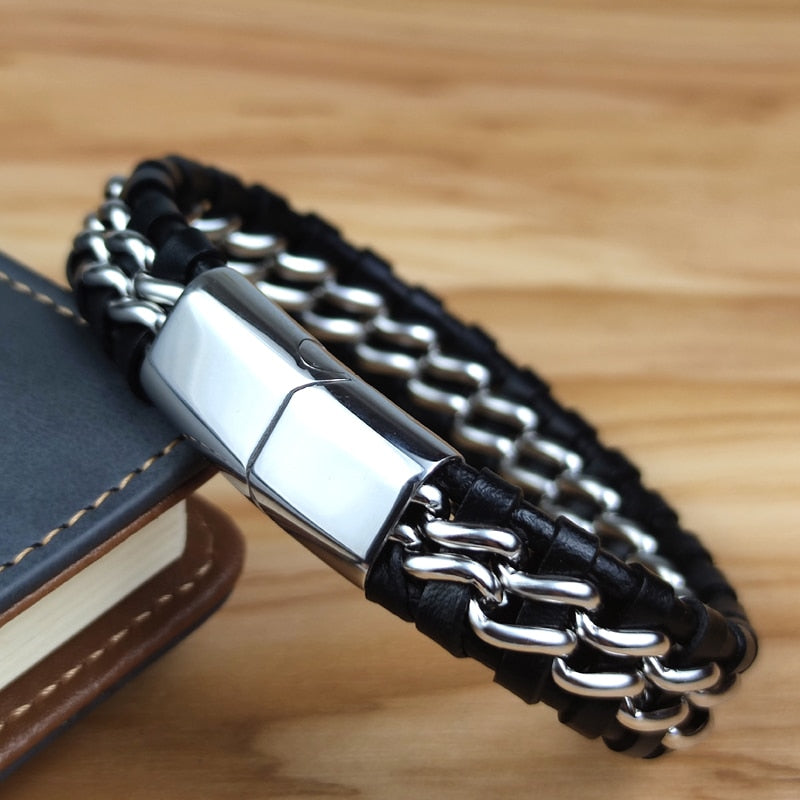 Viking Golden Bts Couple Braclet on Hand Bracelets For Women Stainless Steel Boho Men's Chain Hard Bracelets Jewelry Wholesale