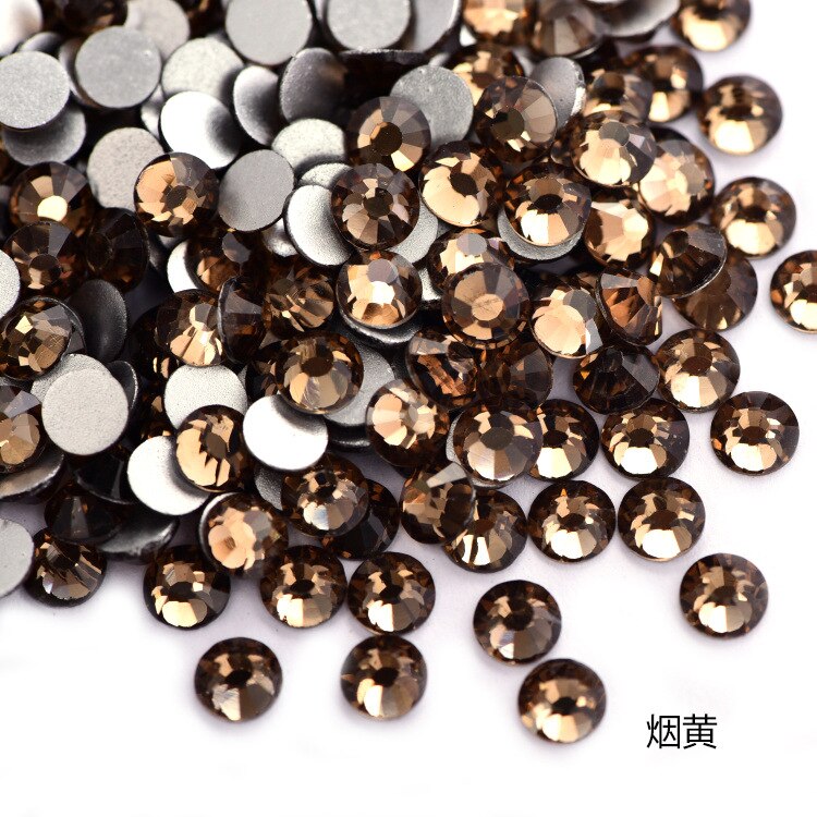 2020 New 1 Pack Flatback 3D Glass Swarovsky DIY Nails Rhinestones Art Decoration Shiny Crystal Stones Gems Manicure