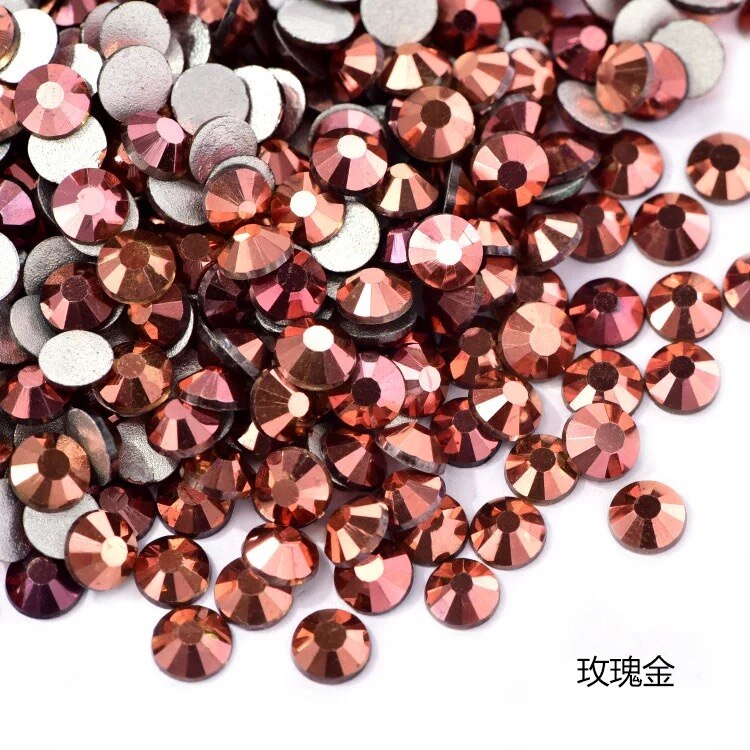 2020 New 1 Pack Flatback 3D Glass Swarovsky DIY Nails Rhinestones Art Decoration Shiny Crystal Stones Gems Manicure