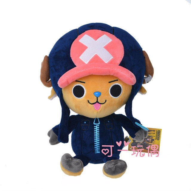 30cm one piece figure Toys Tony Luffy Chopper Pattern Soft Stuffed Plush Dolls Kawaii Lovely Cartoon kids toys Birthday Gift Toy