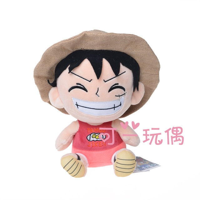 30cm one piece figure Toys Tony Luffy Chopper Pattern Soft Stuffed Plush Dolls Kawaii Lovely Cartoon kids toys Birthday Gift Toy