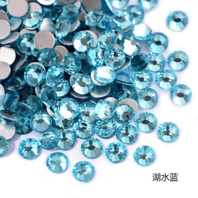 2020 New 1 Pack Flatback 3D Glass Swarovsky DIY Nails Rhinestones Art Decoration Shiny Crystal Stones Gems Manicure