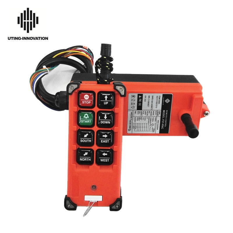 LF RF Free Shipping 220V 380V 110V 12V 24V 18-65V 65-440V Industrial Telecrane Uting Remote Control Switch F21-E1B Hoist Crane