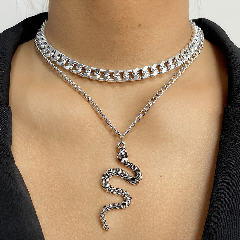 Vintage Geschnitzt Münze Dicke Kette OT Schnalle Halskette Bohemian Punk Metall Münze Kragen Halsband Halskette Mode Frauen Punk Schmuck