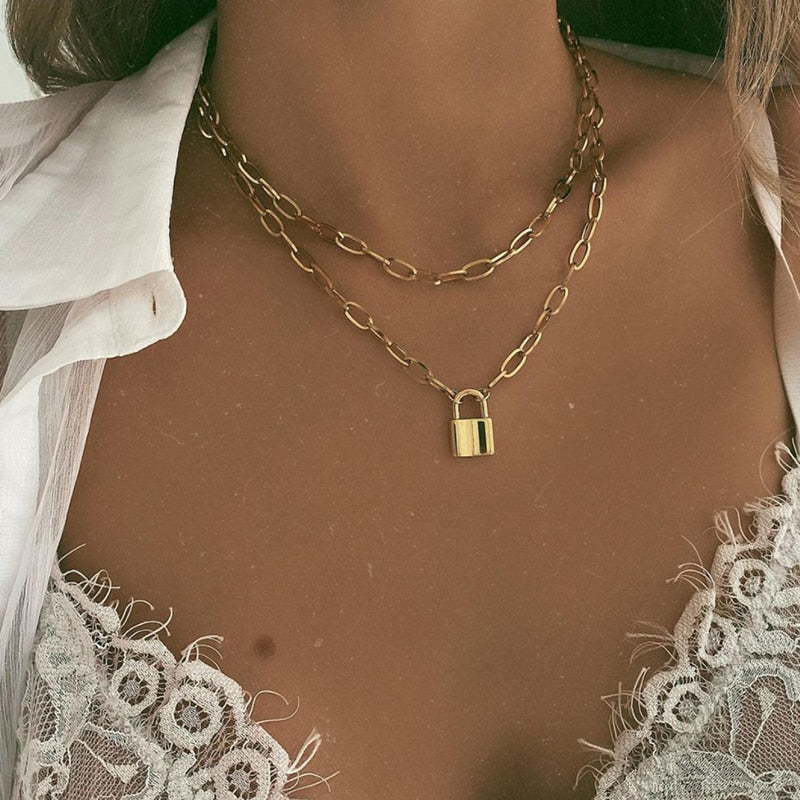 Vintage Geschnitzt Münze Dicke Kette OT Schnalle Halskette Bohemian Punk Metall Münze Kragen Halsband Halskette Mode Frauen Punk Schmuck