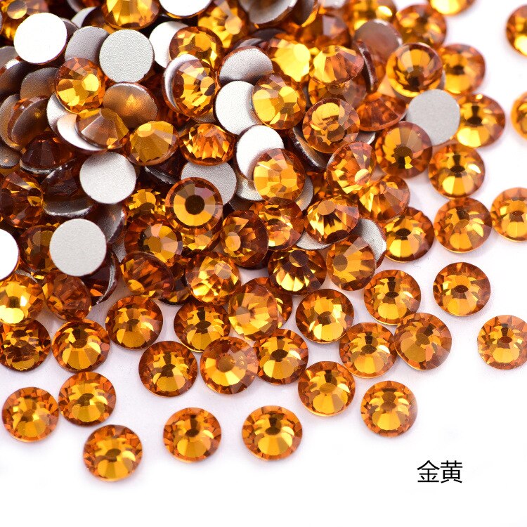 2020 New 1 Pack Flatback 3D Glass Swarovsky DIY Nails Rhinestones Art Decoration Shiny Crystal Stones Gems Manicure