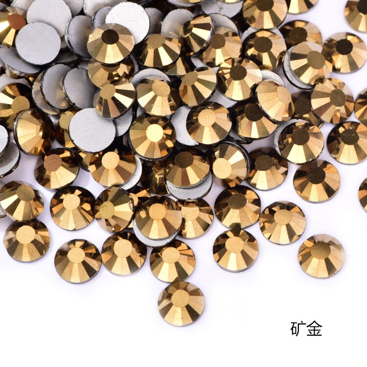 2020 New 1 Pack Flatback 3D Glass Swarovsky DIY Nails Rhinestones Art Decoration Shiny Crystal Stones Gems Manicure