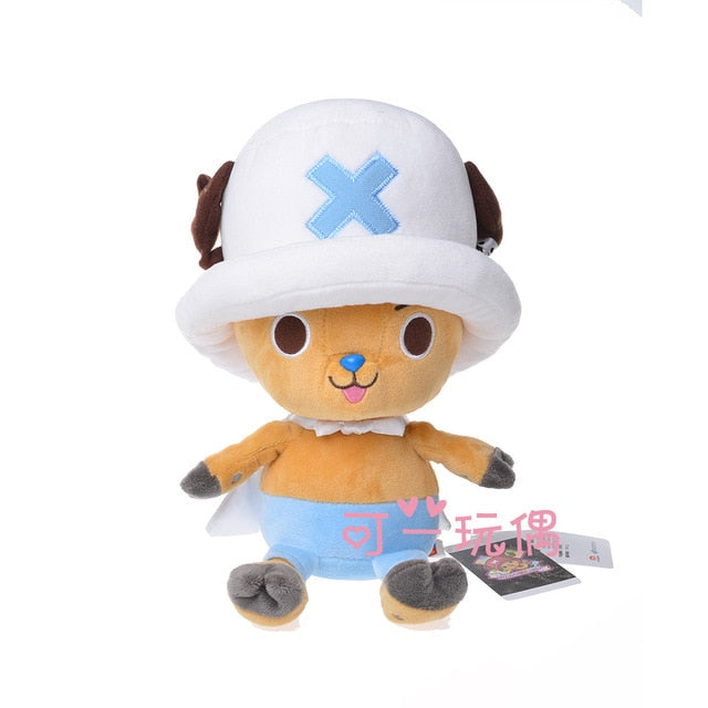 30cm one piece figure Toys Tony Luffy Chopper Pattern Soft Stuffed Plush Dolls Kawaii Lovely Cartoon kids toys Birthday Gift Toy