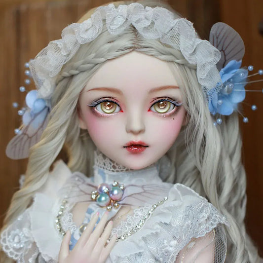 60cm bjd ball jointed Doll gifts for girl  Handpainted makeup fullset Lolita/princess dolls  with clothes BUTTERFLY FAIRY