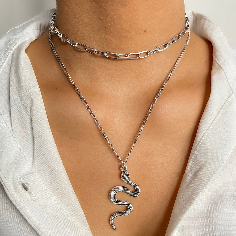 Vintage Geschnitzt Münze Dicke Kette OT Schnalle Halskette Bohemian Punk Metall Münze Kragen Halsband Halskette Mode Frauen Punk Schmuck