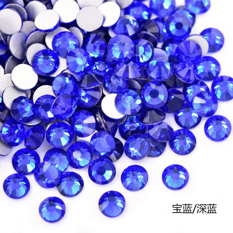 2020 New 1 Pack Flatback 3D Glass Swarovsky DIY Nails Rhinestones Art Decoration Shiny Crystal Stones Gems Manicure