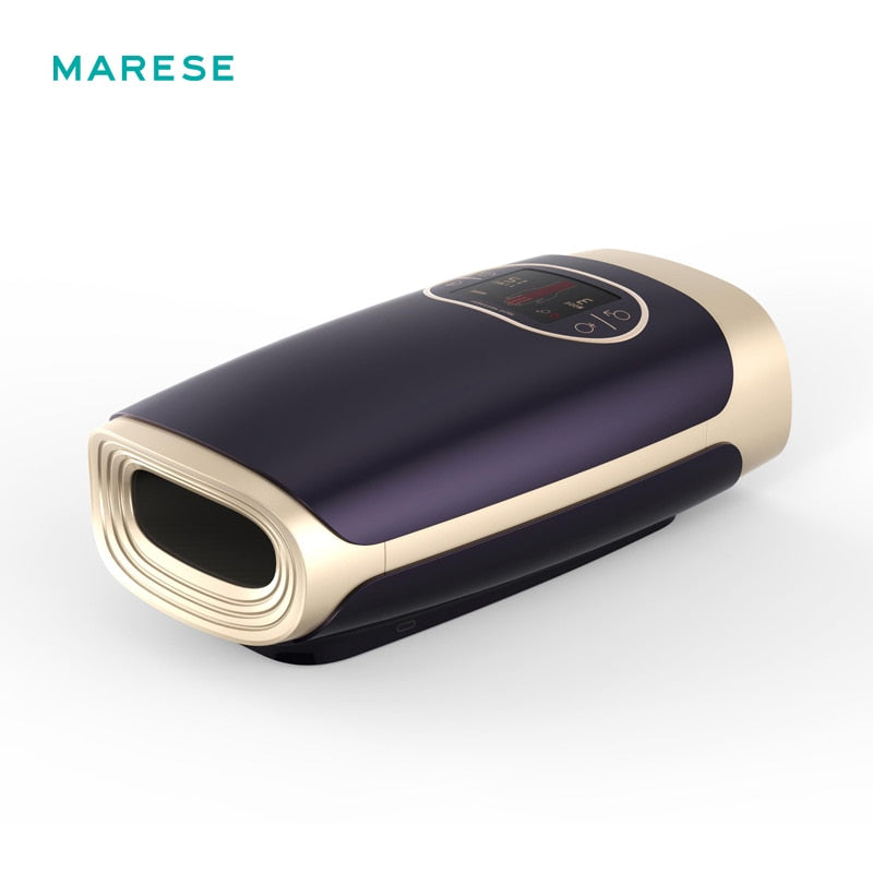 MARESE Electric Hand Massage Device Heat Air Compression Palm Massager Beauty Finger Wrist Spa Relax Pain Relief Girlfriend Gift