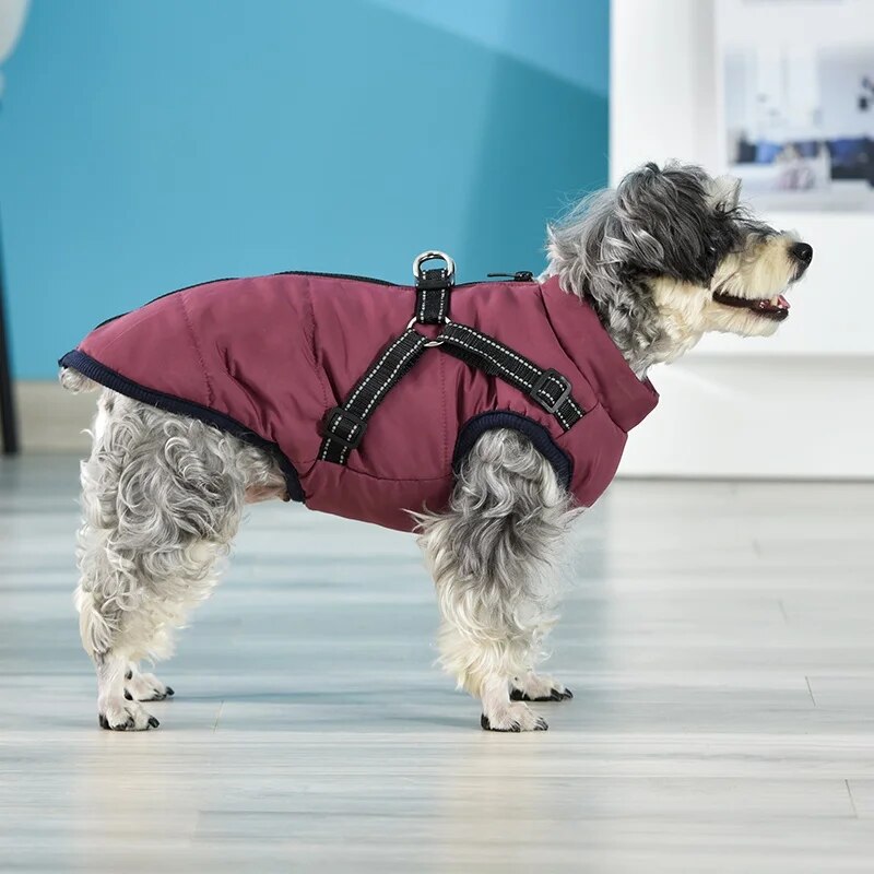 Pet Dog Clothes Winter Super Warm Jacket Thicker Cotton Coat Waterproof For Small Medium For Dogs Puppy Yorkshire Outfit