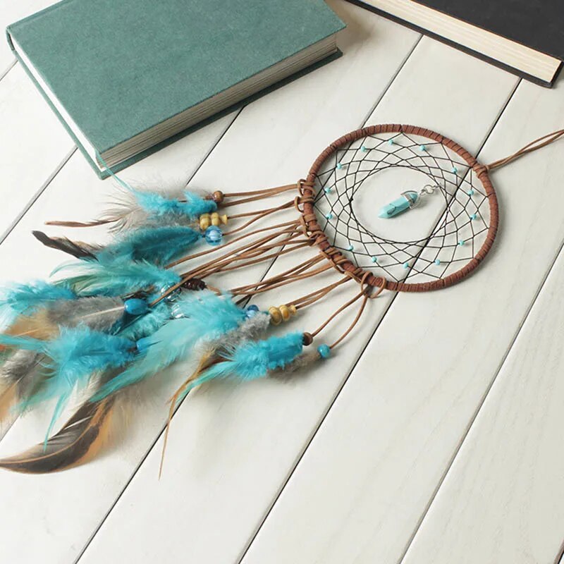 Turquoise special liking to catch dream catch dream net handicraft hang act the role  valentine's day adornment profession gift