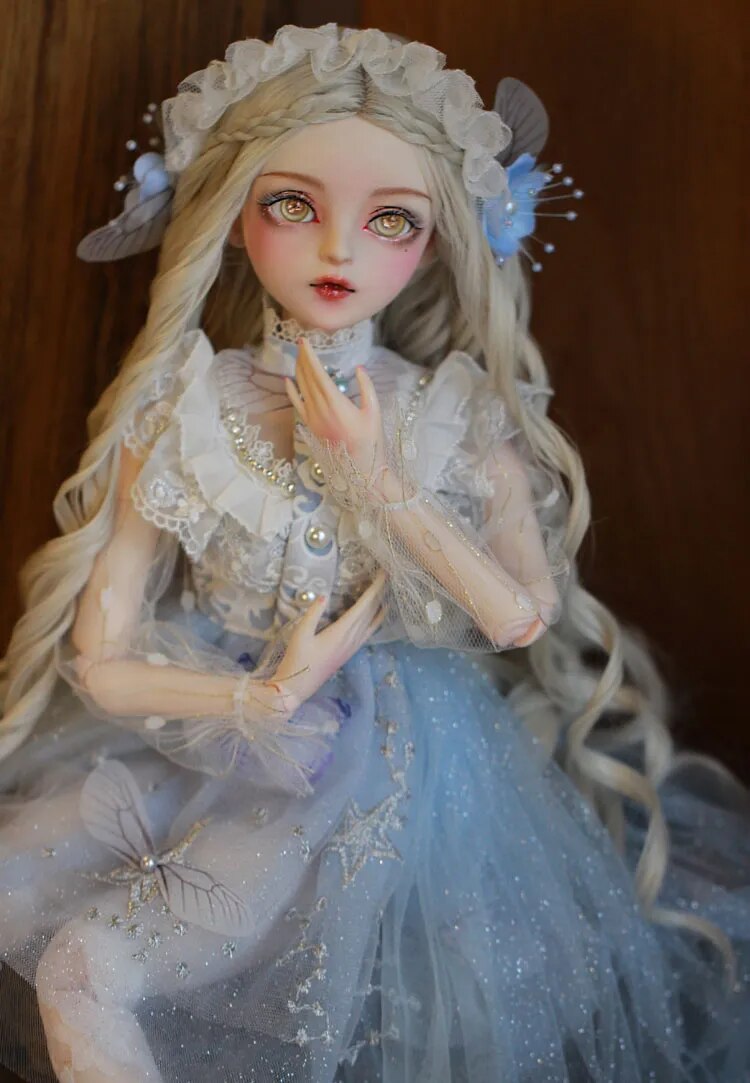 60cm bjd ball jointed Doll gifts for girl  Handpainted makeup fullset Lolita/princess dolls  with clothes BUTTERFLY FAIRY