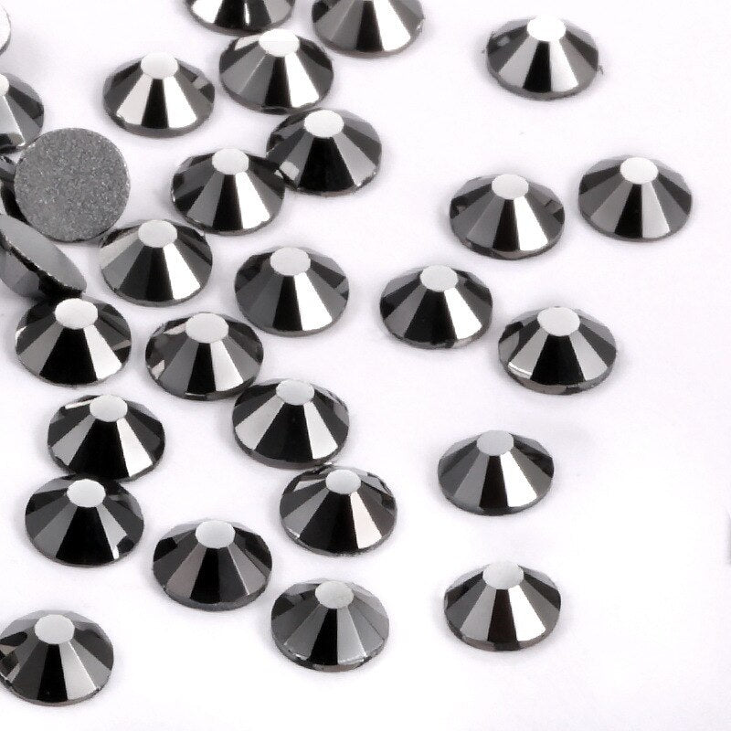 2020 New 1 Pack Flatback 3D Glass Swarovsky DIY Nails Rhinestones Art Decoration Shiny Crystal Stones Gems Manicure
