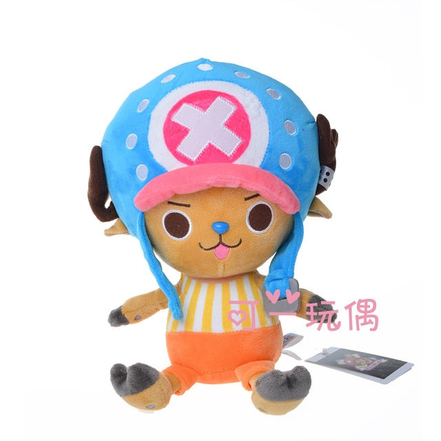 30cm one piece figure Toys Tony Luffy Chopper Pattern Soft Stuffed Plush Dolls Kawaii Lovely Cartoon kids toys Birthday Gift Toy