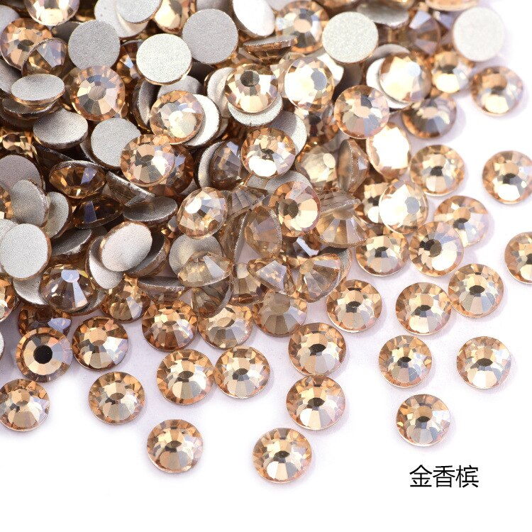 2020 New 1 Pack Flatback 3D Glass Swarovsky DIY Nails Rhinestones Art Decoration Shiny Crystal Stones Gems Manicure