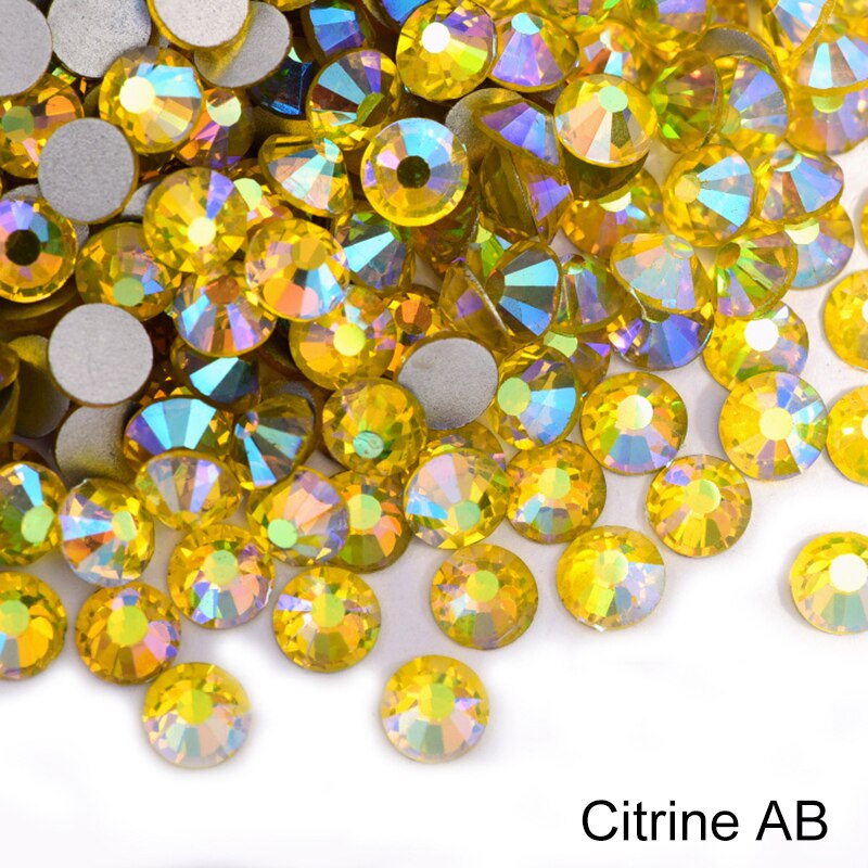 2020 New 1 Pack Flatback 3D Glass Swarovsky DIY Nails Rhinestones Art Decoration Shiny Crystal Stones Gems Manicure