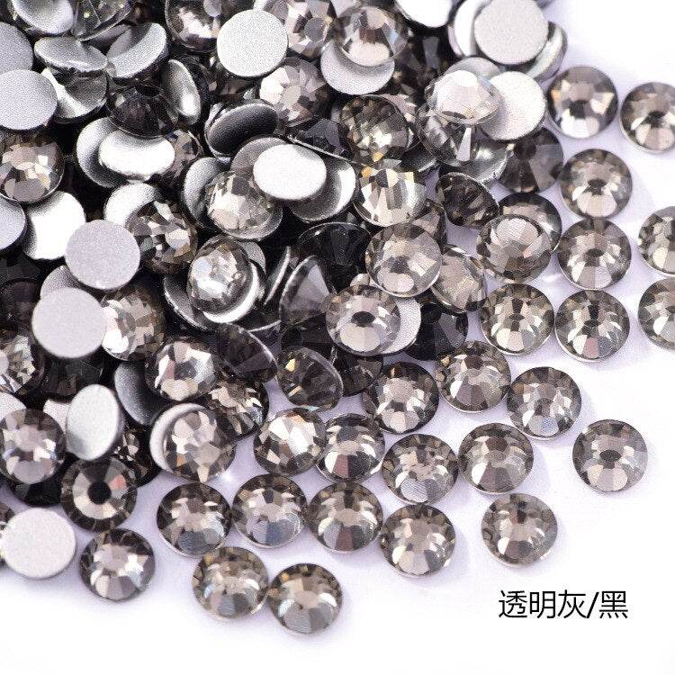 2020 New 1 Pack Flatback 3D Glass Swarovsky DIY Nails Rhinestones Art Decoration Shiny Crystal Stones Gems Manicure
