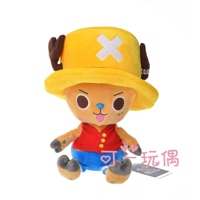 30cm one piece figure Toys Tony Luffy Chopper Pattern Soft Stuffed Plush Dolls Kawaii Lovely Cartoon kids toys Birthday Gift Toy