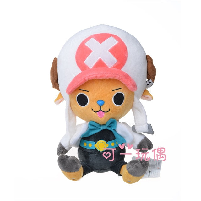 30cm one piece figure Toys Tony Luffy Chopper Pattern Soft Stuffed Plush Dolls Kawaii Lovely Cartoon kids toys Birthday Gift Toy
