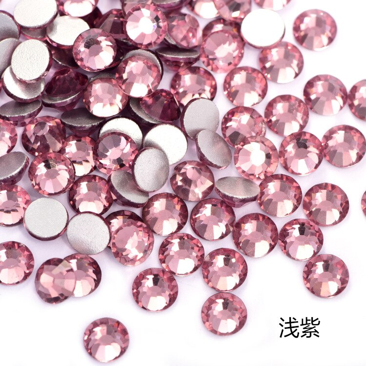 2020 New 1 Pack Flatback 3D Glass Swarovsky DIY Nails Rhinestones Art Decoration Shiny Crystal Stones Gems Manicure
