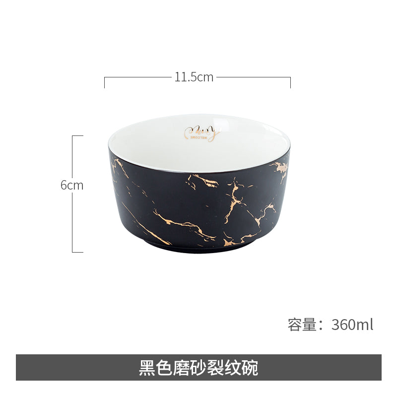 Ceramic Light Luxury Good-looking Creative 2-Person Bowl
