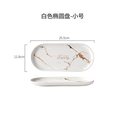 Ceramic Light Luxury Good-looking Creative 2-Person Bowl