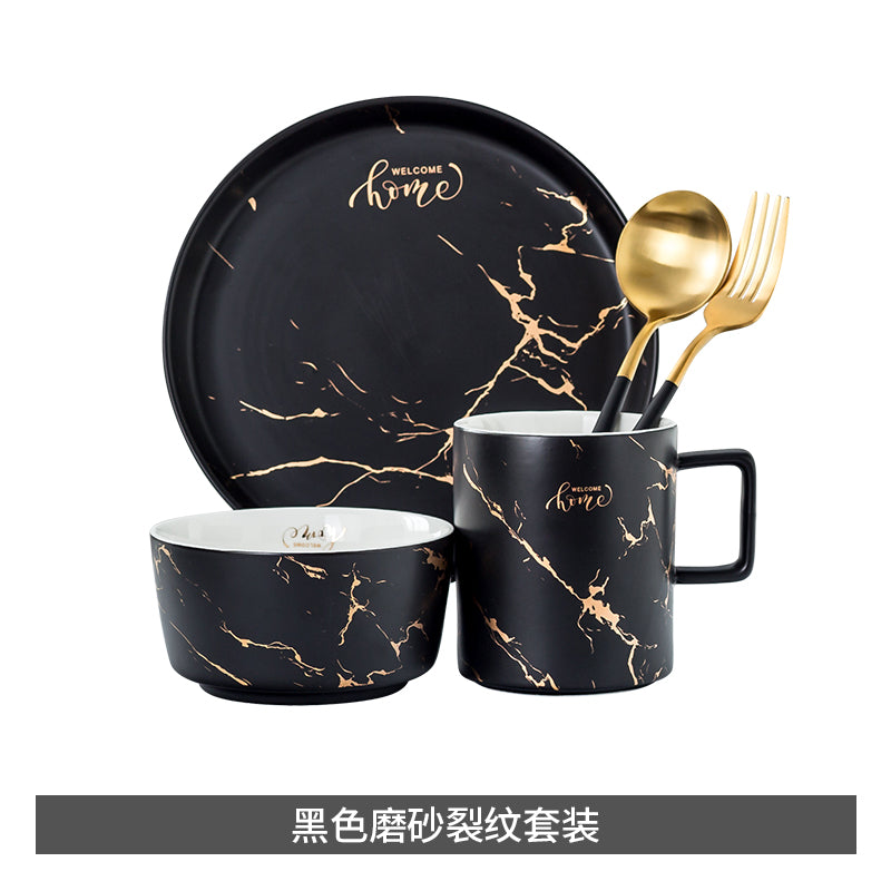 Ceramic Light Luxury Good-looking Creative 2-Person Bowl