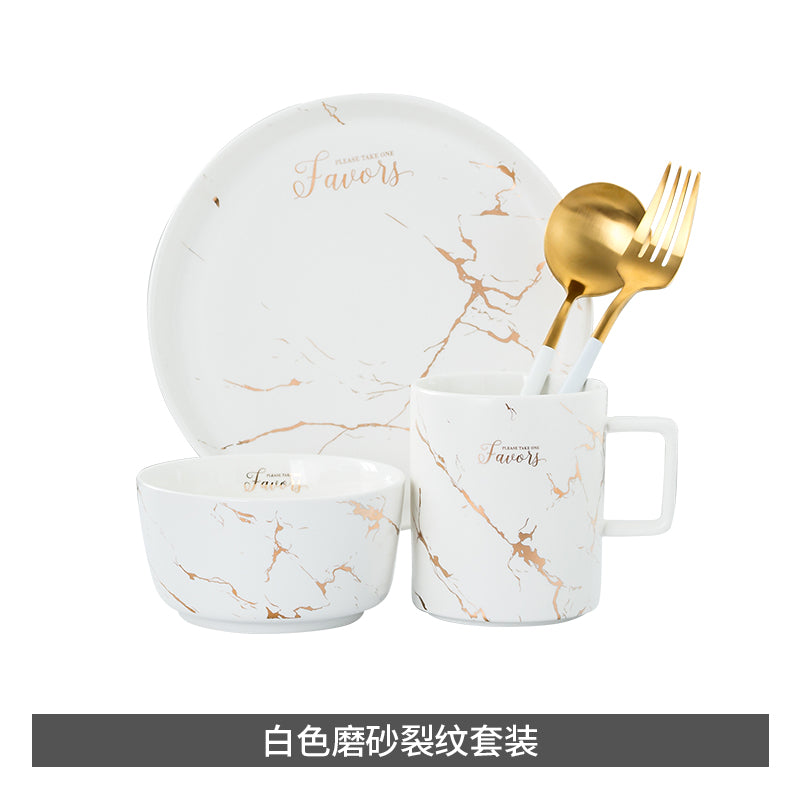 Ceramic Light Luxury Good-looking Creative 2-Person Bowl