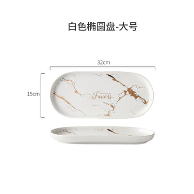 Ceramic Light Luxury Good-looking Creative 2-Person Bowl