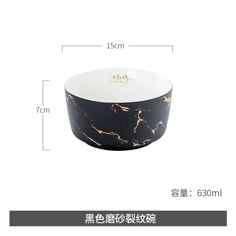 Ceramic Light Luxury Good-looking Creative 2-Person Bowl