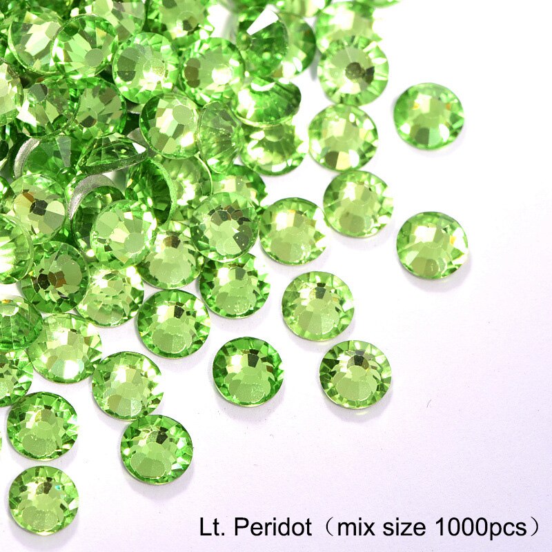 2020 New 1 Pack Flatback 3D Glass Swarovsky DIY Nails Rhinestones Art Decoration Shiny Crystal Stones Gems Manicure