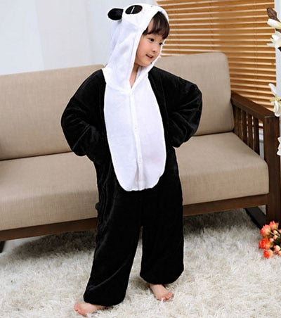 Unicorn Pajamas Onesie Kids Kigurumi Pyjama Panda Licorne Stitch Pijama Boy Girl Flannel Pajama Christmas Party Cosplay Clothes