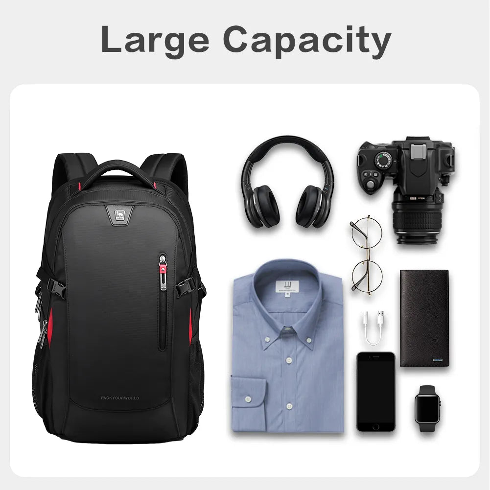OIWAS Fashion Men's Backpack Oxford Laptop Bags Casual Student Waterproof SchoolBag Travel Large Capacity Bag For Teenager Women