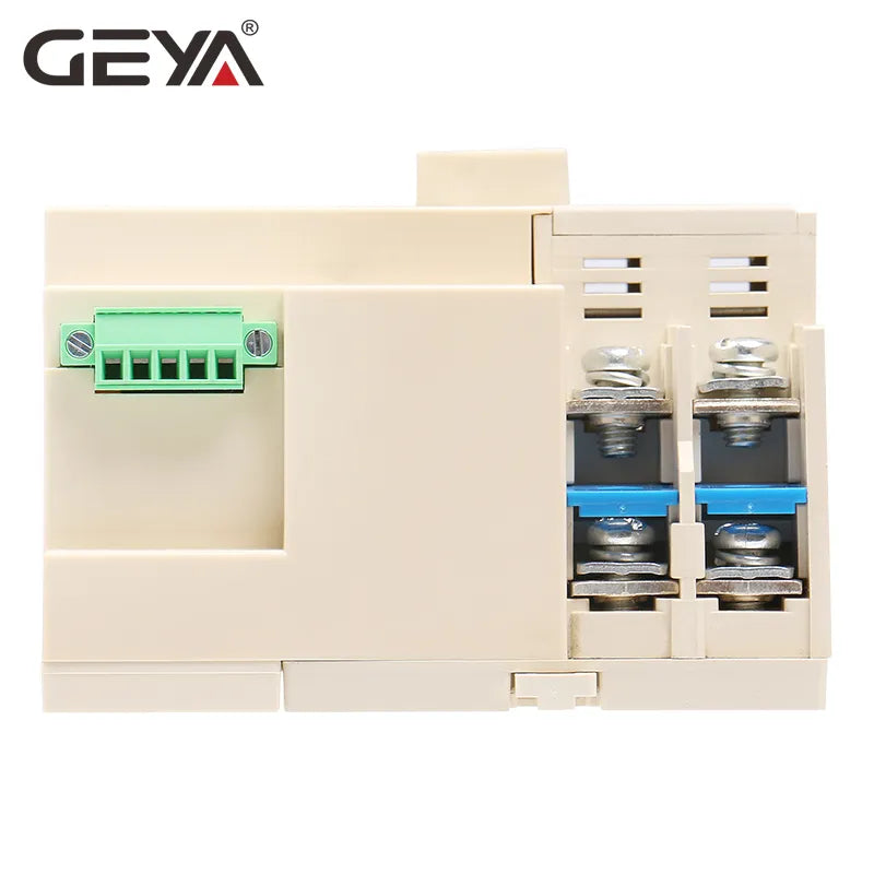 GEYA on-Grid Solar Power Automatic Transfer Switch Din Rail 2P 3P 4P 63A  100A AC220V ATS PV System Power to City Power W2R