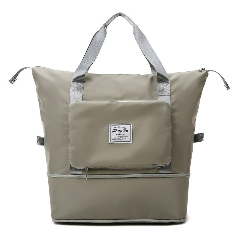 Foldable Large Capacity Storage Folding Bag Travel Bags Tote Carry On Luggage Handbag Waterproof Duffel Women Shoulder Bags