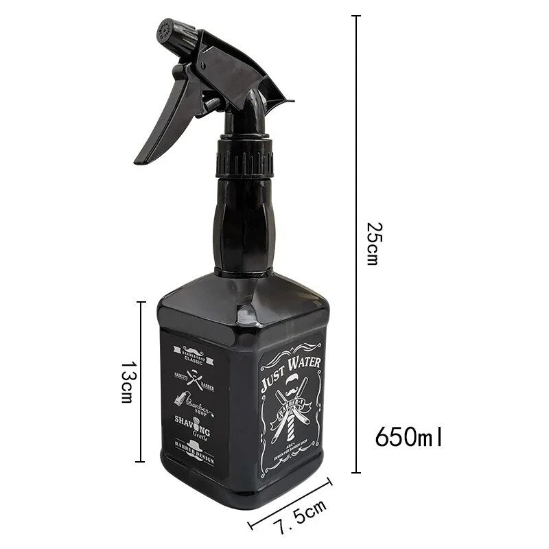 Sdatter 650ML Hairdressing Mist Spray Pot Barber Portable Refillable Perfume Empty Liquid Atomizer Bottles Container Watering Bo