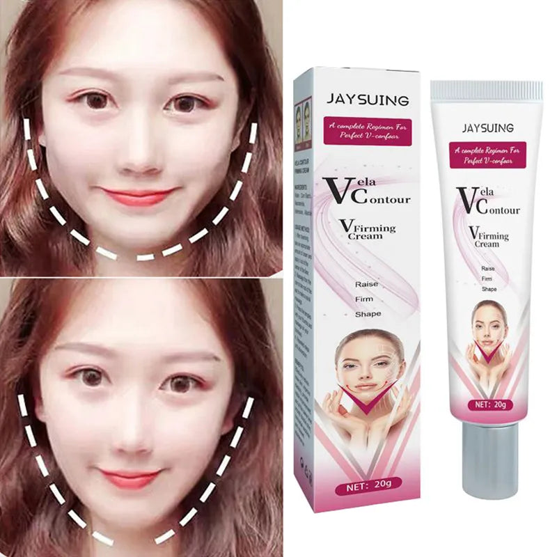 V-Shape Face Slimming Cream Remove Double Chin Firming Lifting Face Line Fat Burning Anti Aging Beauty Massage Care Products