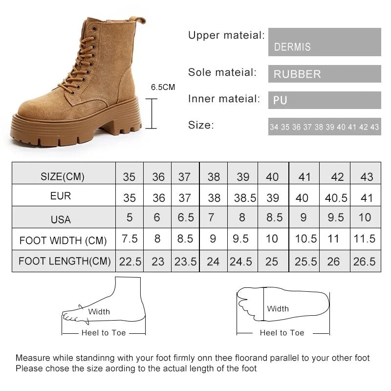 AIYUQI Boots Women 2023 Autumn New Genuine Leather Suede chunky Women Short Boots British Style Women Motorcycle Boots