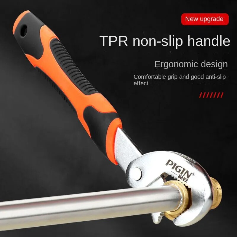 Universal Wrench Tool Set Multi-Functional Universal Open Adjustable Wrench Nipper for Pipe