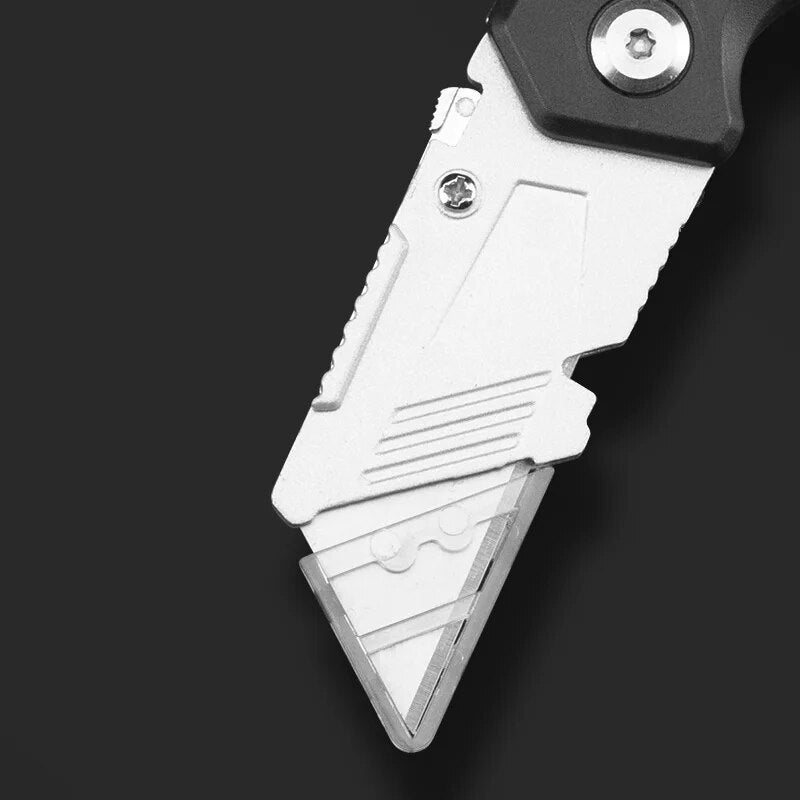 Multifunctional Cutting Knife Heavy-Duty Grade Blade Holder Industrial Utility Folding Electrician Telescopic Knife