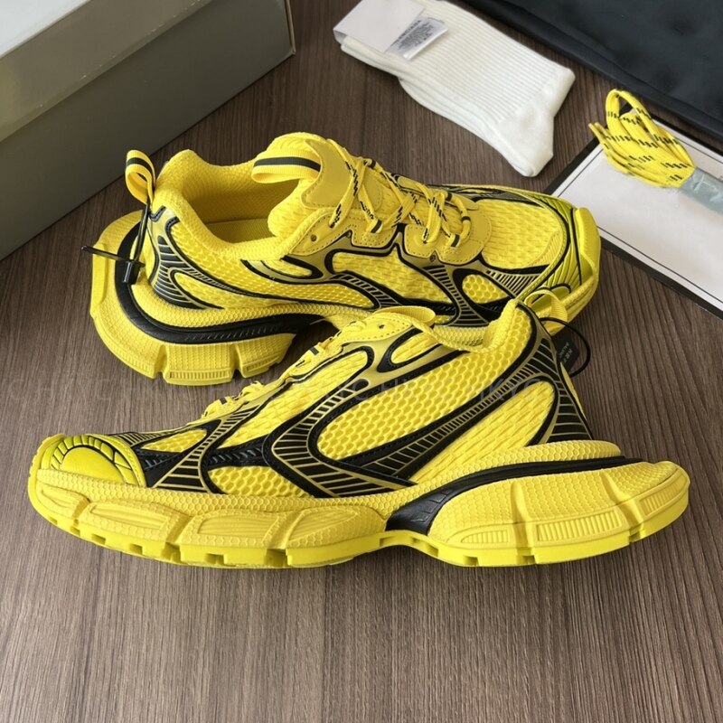 Paris Runner Chunky Phantom Retro Daddy Platform Triple S Mesh Comfortable Nylon Trainers Sneaker Casual Travel Shoes