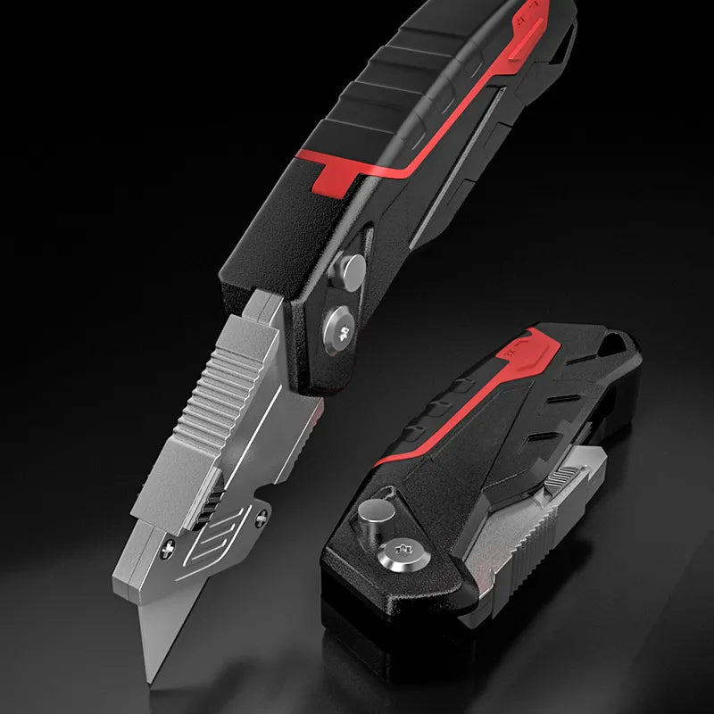 Multifunctional Cutting Knife Heavy-Duty Grade Blade Holder Industrial Utility Folding Electrician Telescopic Knife