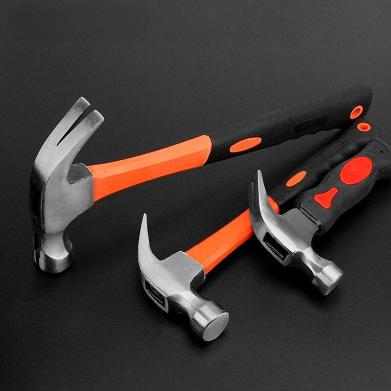 SAHTS  Claw Hammer for Woodworking Multifunction Shockproof Steel Hammer Small Hardware Safety Hammer Household Hand Tools