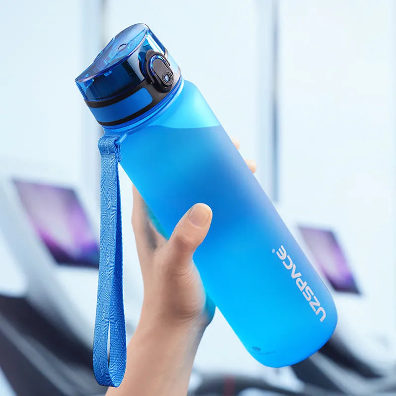Hot 500/1000ML Sport Water Bottle Free Shipping Shaker Outdoor Travel Portable Leakproof Drinkware Plastic Drink Bottle BPA Free