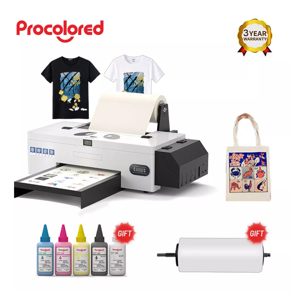 Procolored DTF T shirt Printer Print Direct to Transfer Film Sublimation Printer For T-Shirts Print DTF A3 Print Machine